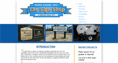 Desktop Screenshot of dukesigns.com